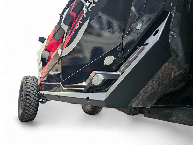 Polaris RZR Pro R Rocker Guards - Elektric Off Road - Volt - Hammer Black - `20-`25